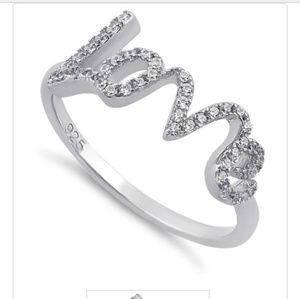 All we need is LOVE!! Sterling silver 925